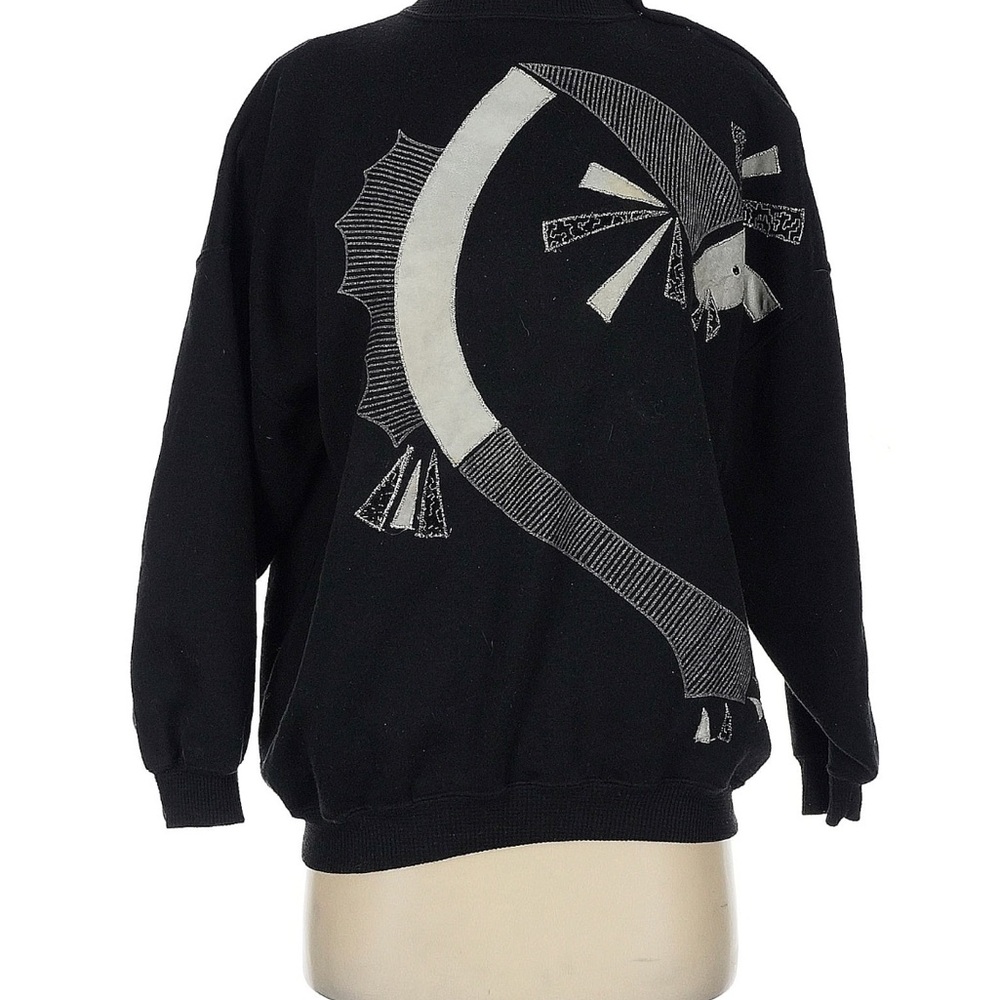 Black Graphic Women’s Sweater